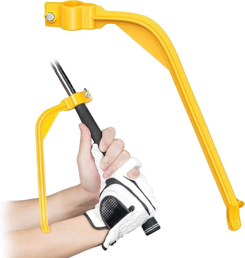 GreenHaven Golf Training Wrist Hinge Golf Swing Training Aid Swing Correcting Trainer Tool for Golfers Beginners Arm Elbow Posture Teaching Accessory for Golf Club Practice - Image 1